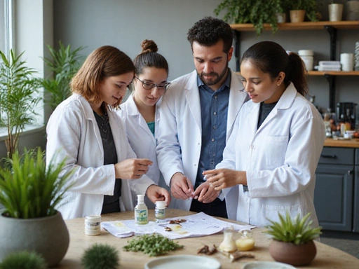 Bioventra team collaborating on sustainable product development and innovation