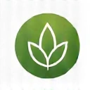 Natural ingredients eco-badge icon
